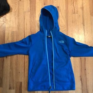 Blue boys north face jacket